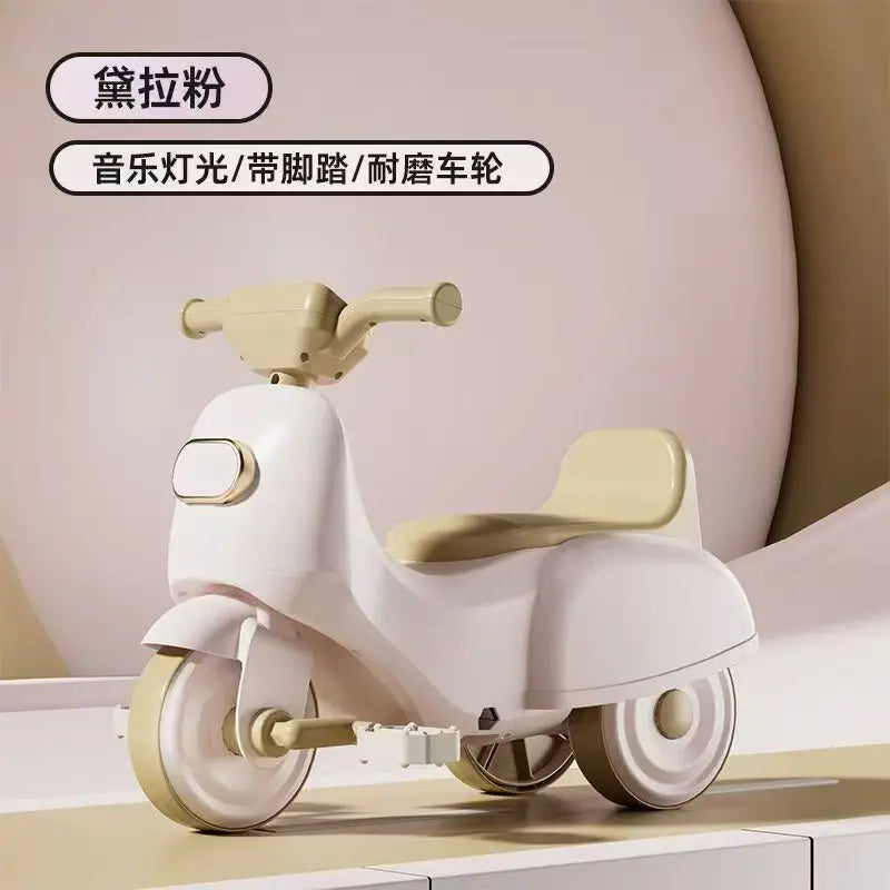Multifunctional Children's Tricycle for 1-3 Years Old Kids, Pedal Gliding Balance Bike, Baby Push Car with Seat, Kids Scooter To