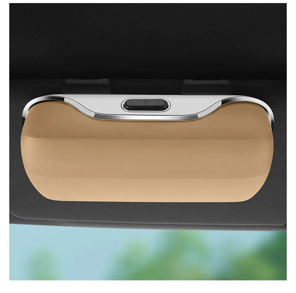 For Xpeng G6 P7 P7i X9 G3 G3i G9 P5 X2 N5 F30 H93 Car Visor Glasses Case Portable Accessories Sunglasses Holder Eyeglasses Box