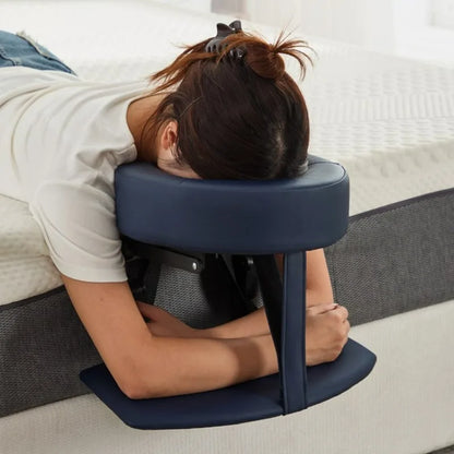 Massage Head Rest Kit for Bed Mattress with Memory Foam Face Down Pillow for Salon SPA Massage