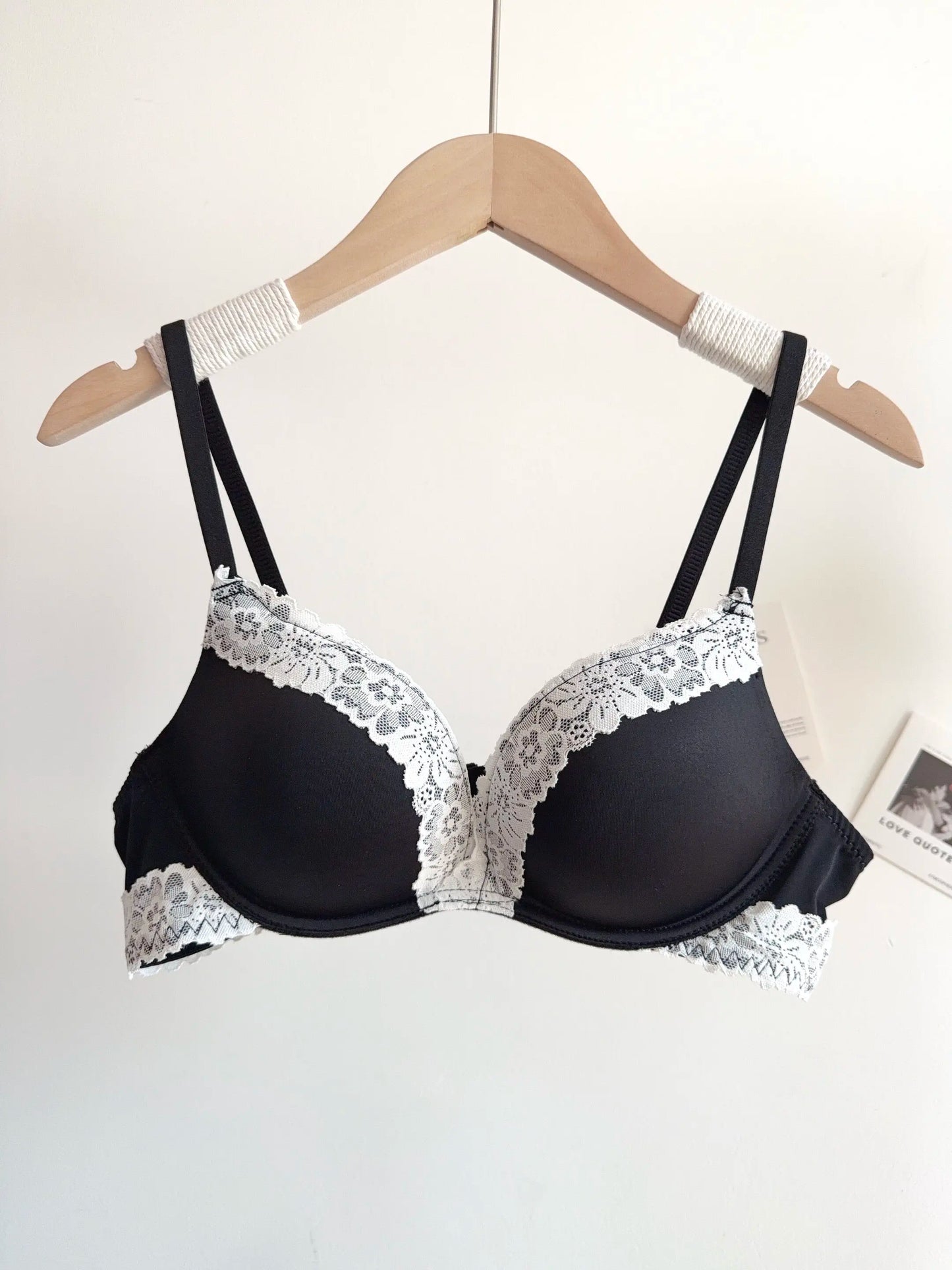 Sexy Leopard Print Lingerie Set Women Wireless Invisible Small Bust Lift, Adjustable A To C Cup, Sheer Lace Pure Style,soft S-XL