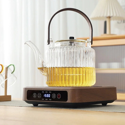 1500W Electric Ceramic Stove Home Timing Coffee Stove Keep Warm Tea Stove Office Temperature Control Tea Maker Multifunction