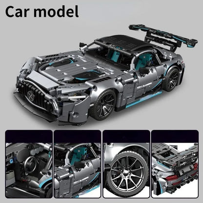 1:14 Sports Car RC Toy Car Building blocks Toy Birthday Gift MOC Sports Car Model Birthday Gift (1466+ particles)