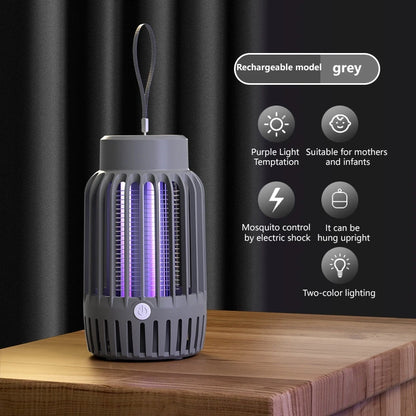 Mosquito Killer Lamp Insect Repellent USB Rechargeable Silent Radiation Less Electric Insect Trap Portable Fly Trap Mute Outdoor