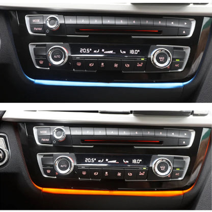 For BMW 3 4 Series F30 F35 F31 Center Console AC Panel Ambient Light Radio Trim LED Dashboard Atmosphere Lamp 2012-2019