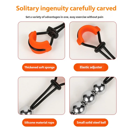 Reusable Stainless Steel Solid Ball Stretching Amplification Trainer Adjustable Household Items Adult Male Exercise Equipment