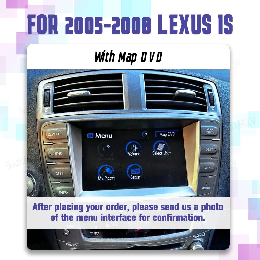 Linux Box For 2005-2019 Lexus IS 250 300 350 Wireless Apple CarPlay Android Auto Stereo Upgrade Oem screen Multimedia Player
