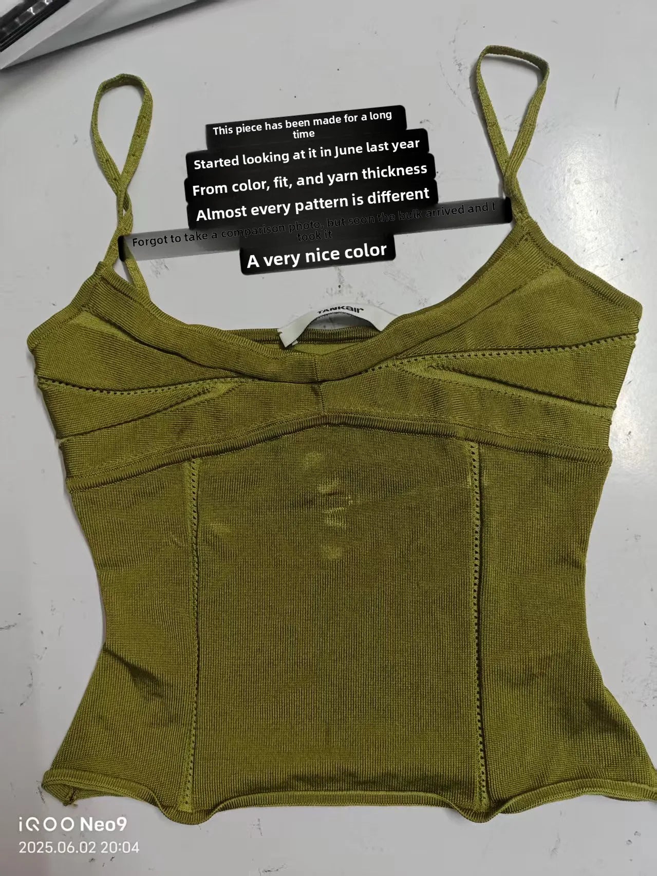 Tankair Basic Silver Grey Green Shiny Knitted Elastic Strap Vest Women's Fashion Summer Short Length  Color Casual Wear