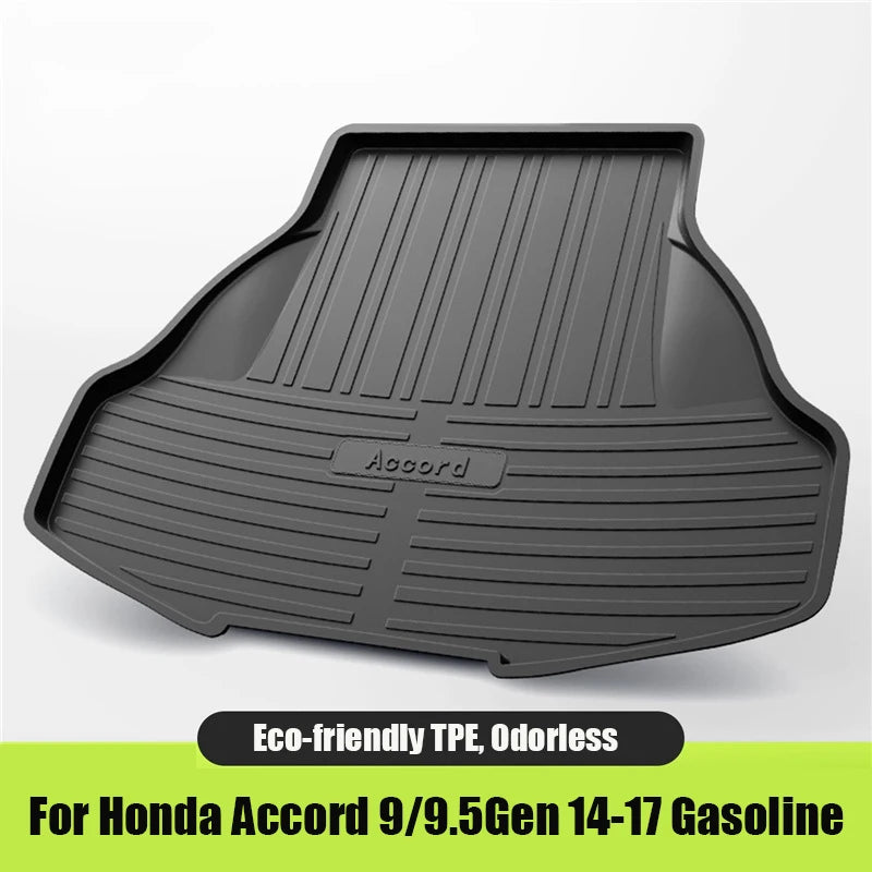 Custom Fit TPE Cargo Liner For Honda Accord 7th-11th Gen 2003-2023 Odorless Anti-Slip Waterproof Durable Trunk Mat Car Accessori