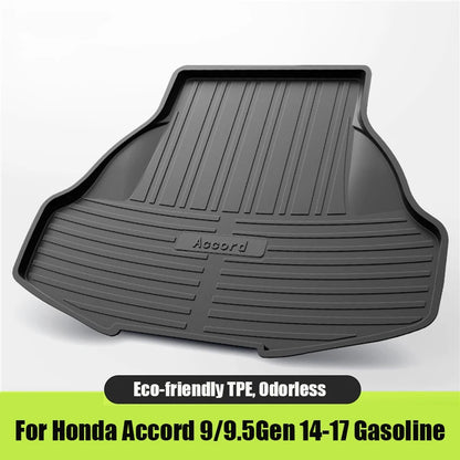 Custom Fit TPE Cargo Liner For Honda Accord 7th-11th Gen 2003-2023 Odorless Anti-Slip Waterproof Durable Trunk Mat Car Accessori
