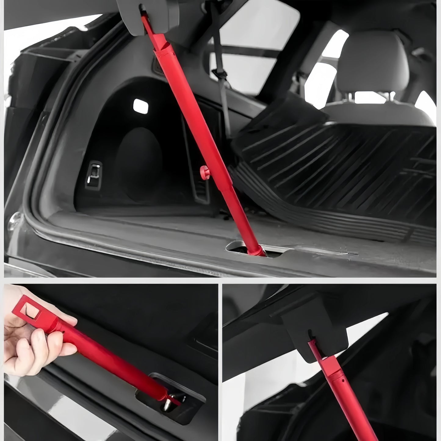 Support Rod for Car Polishing 32-48cm Retractable Aluminum Holding Vehicle Trunk Lid Door Fixing Tools Support Vehicle maintenan
