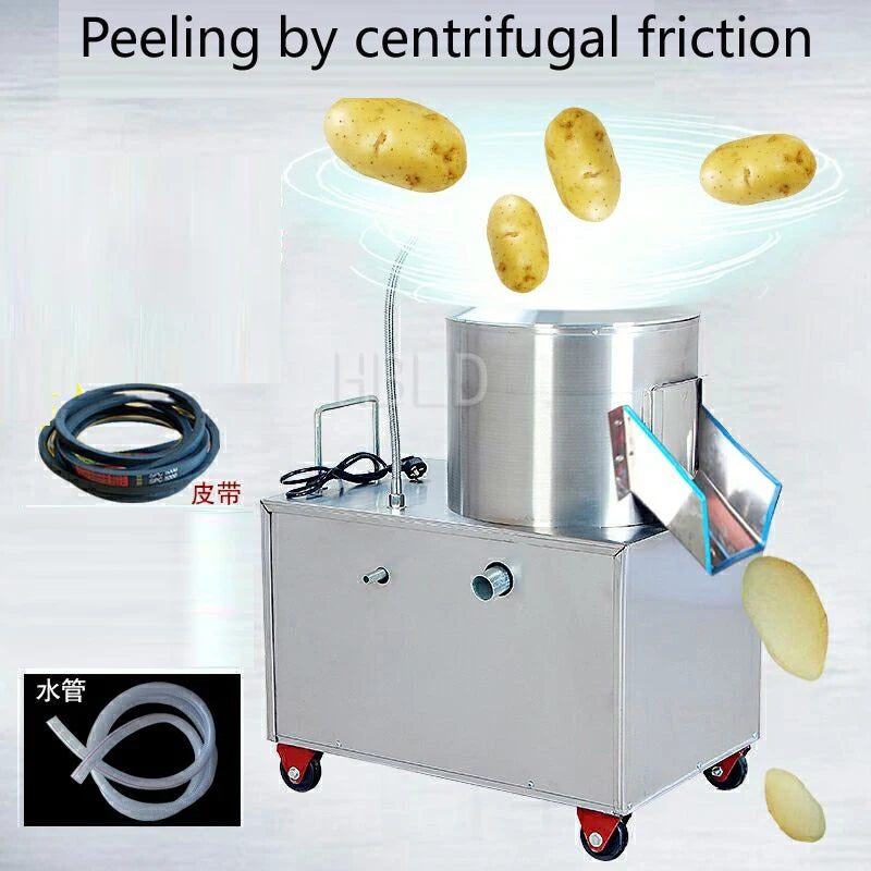 Electric Potato Peeler Industrial Machine Hot Selling Taro Slicer Commercial Kitchen Equipment for Potato Cutting