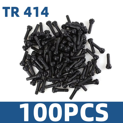 4/8/50/100PCS TR413 TR414 Automotive Tire Valve Valve Tubeless Tire Valve Core Vacuum Tire Rubber Valve Core Automotive Parts