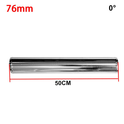 0/45/90/180 Degrees L S Type Aluminum Tube Universal 76mm 3.5inch Cold Air Intake Pipe for Racing Car Turbo High Flow