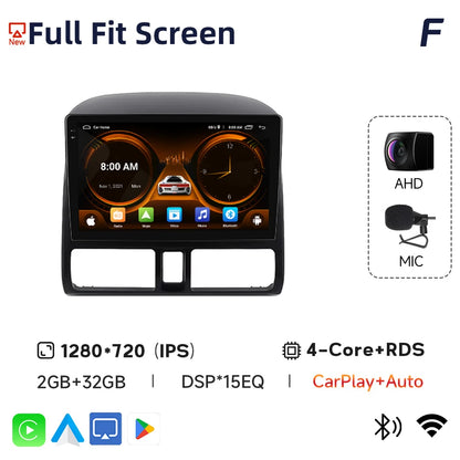 2din Car Radio For Honda CR-V CRV 2001 2002 2003 2004 2005 2006 Automotive Multimedia Video Player Navigation GPS Carplay Radio