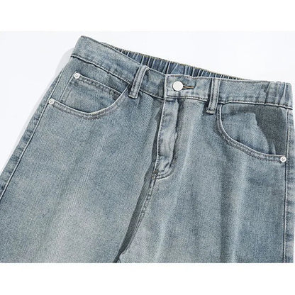 Hot Sale Men Snow Warm Plush Fleece Jeans Male Classic Loose Straight Leg Denim Pants Fashion Versatile Thickened Warm Trousers