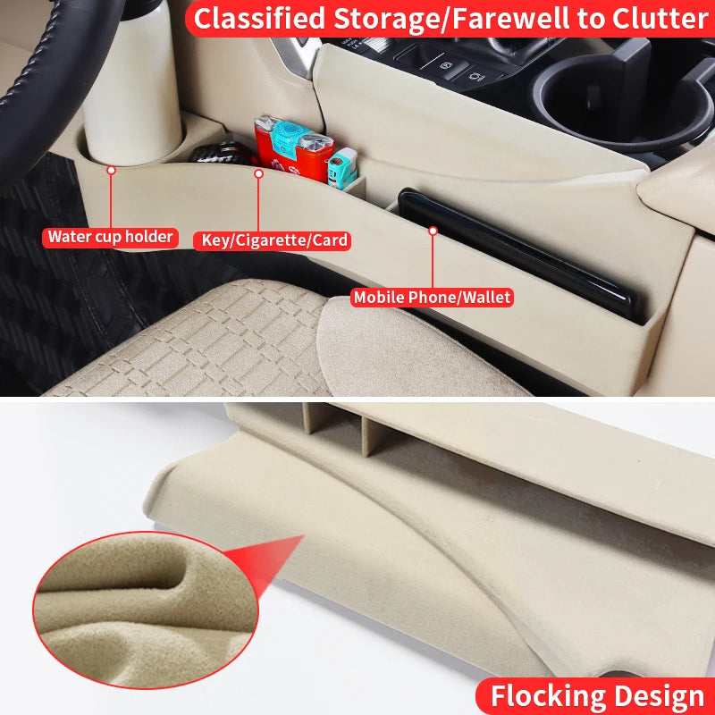 2021-2024 For Toyota Land Cruiser 300 LC300 Upgraded Water Cup Storage Box Interior Seat Modification Accessories 2022 2023
