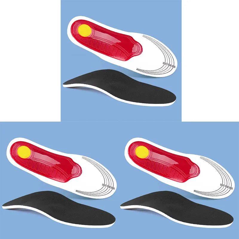 1-6Pairs Orthotic Insole High Arch Support Flatfoot Orthopedic Insoles For Feet Ease Pressure Plantar Fasciitis Pain Relief