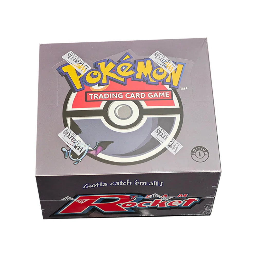 Pokemon 36 Packs 1ST Edition Classic Base Jungle Rocket Fossil Set Proxy Pokémon Cards PKM Games Board Games Card Collection