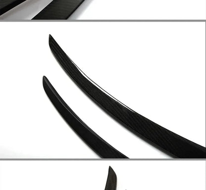 Real Carbon Fiber Spoiler For Tesla Model Y 2024 Trunk Spoilers Model 3 Highland Rear Door Tail Trunk Wings Car Accessories
