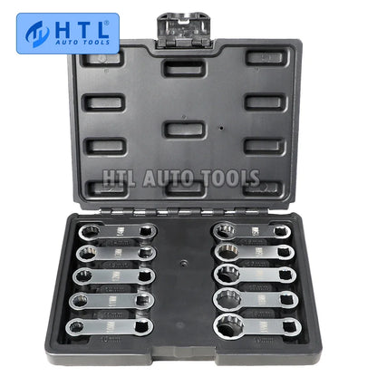 10 Piece Torque Adapter Set Metric 12 Point Box End Torque Adapter Extension Set 3/8'' Drive Torque Wrench Extension Adapter Set
