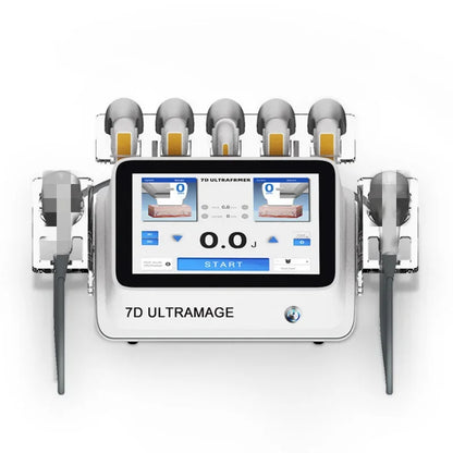 22D MAX Beauty HIFU equipment machine latest model enhances facial tightening, slimming and fat reduction.