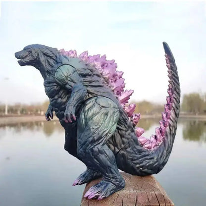 24cm Godzilla King of Monsters Runaway Mechanical Red lotus Planet Godzilla Action Figure Collection Model Toy Kid Birthday Gift