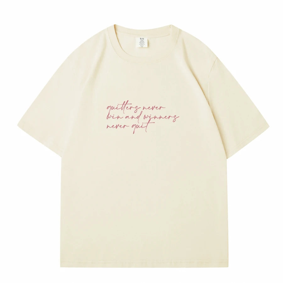WAVLATII Women New Letter Printed T shirts Female White Casual Cotton Tees Lady Purple Summer Short Sleeve Tops for Young WT2342
