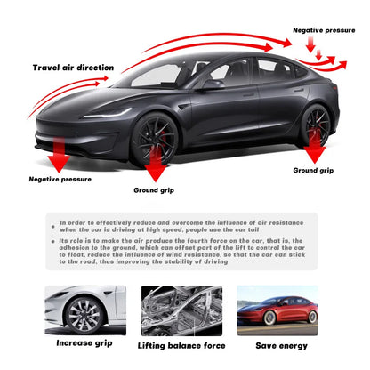 For Tesla  Model 3 Highland 2026 2025 High Performance Spoiler Model Y Juniper Real Carbon Fiber Original Trunk Wing Accessories