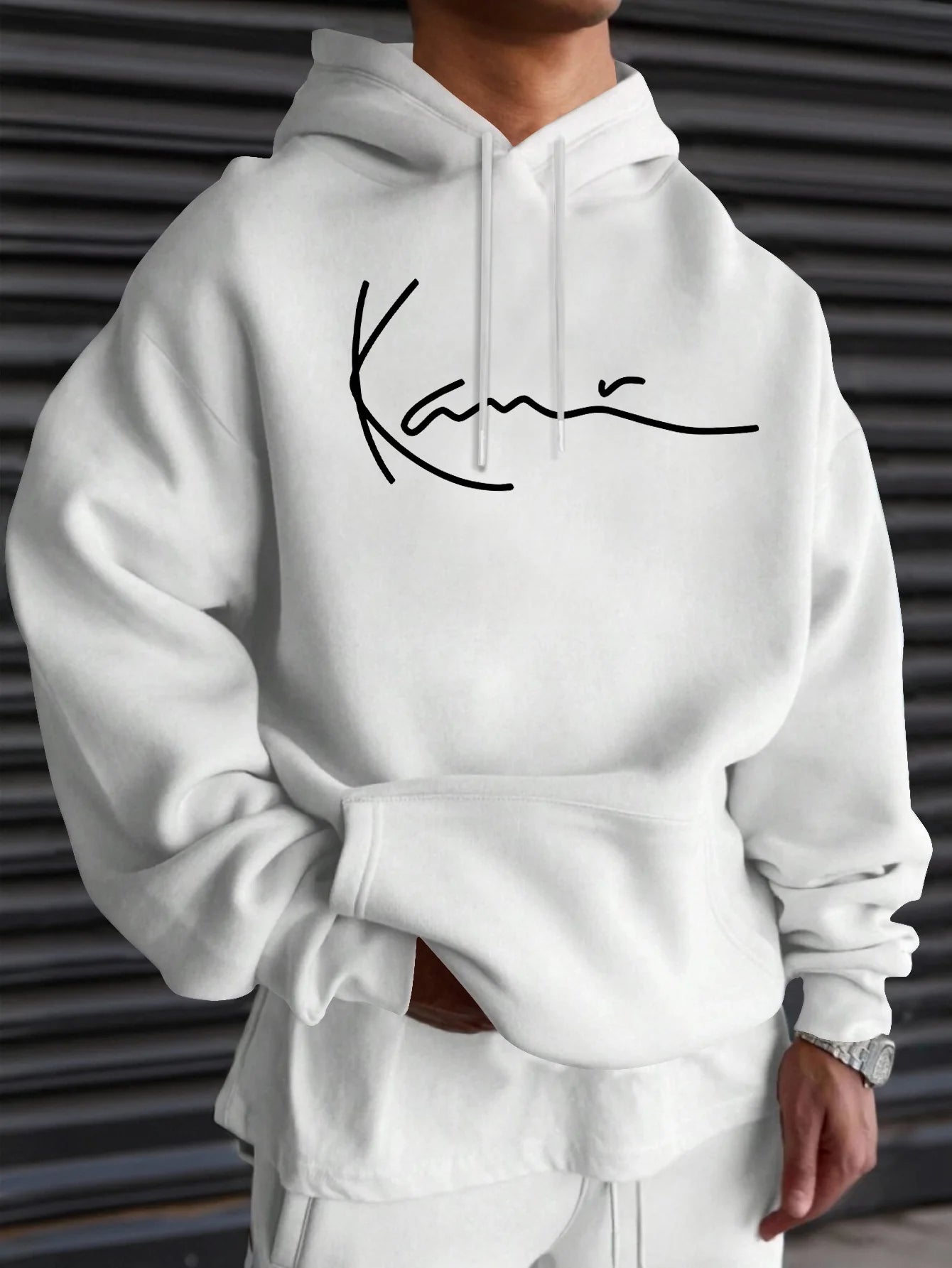 fashion Print Autumn winter models Men's windproof Warm Cotton Oversized Hoodie Outdoor Commuter Women's High Elastic Top