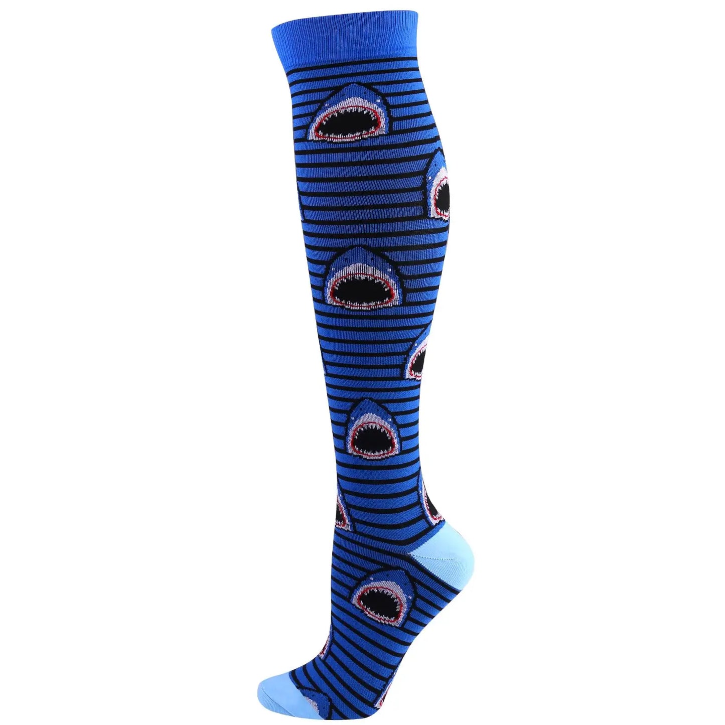 58 Styles Compression Socks 30 Mmhg Heart Star Stripe Socks New Unisex Golfs Tube Thigh Men Outdoor Long Pressure Stockings