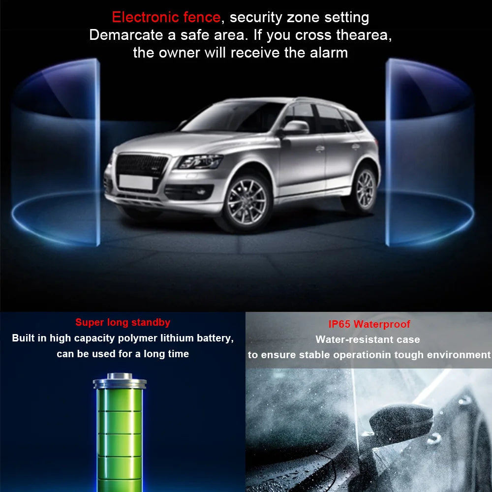 GSM GPRS GPS Tracker Remote Control Car Vehicle Tracking Locator Device TK102B Over Speed Alarm Car Accessories Car Accessories