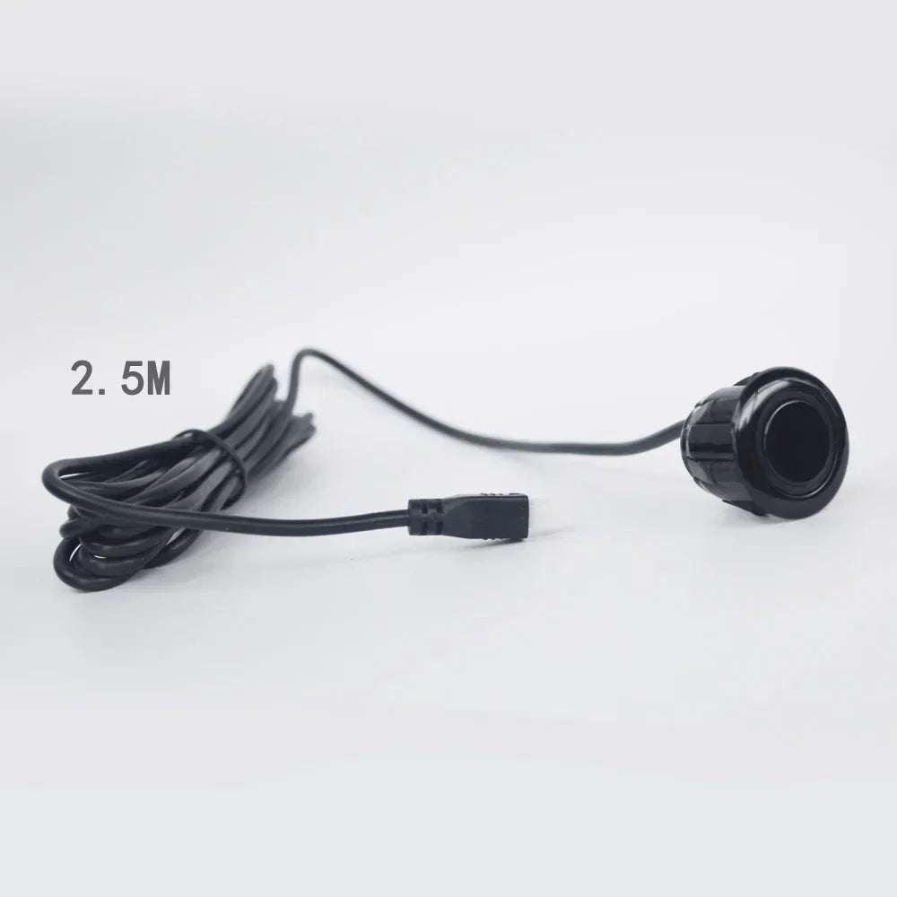 Universal 22mm Car Reverse Parking Sensor Kit Ultrasonic Backup Radar System Black Red Blue Grey Silver Gold White