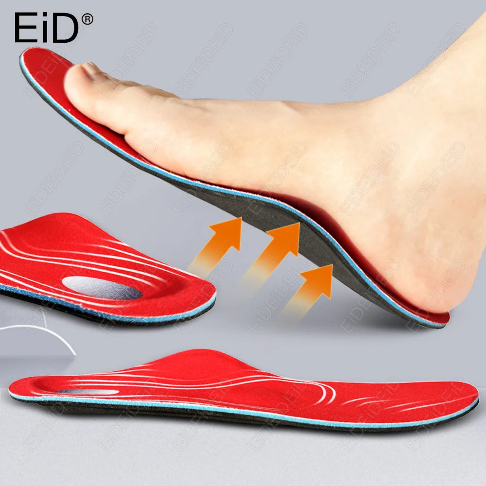 Orthopedic Insoles For Feet Severe Flat Feet High Arch Support Pad Heel Pain Plantar Fasciitis Orthotics Insoles Sneakers Insert
