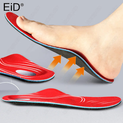 Orthopedic Insoles For Feet Severe Flat Feet High Arch Support Pad Heel Pain Plantar Fasciitis Orthotics Insoles Sneakers Insert