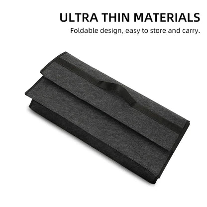 Car interior sticker Car Trunk Storage Box Foldable Felt Organizer Stowing Tidying Box For Toyota Corolla Camry rav4 Yaris hilux