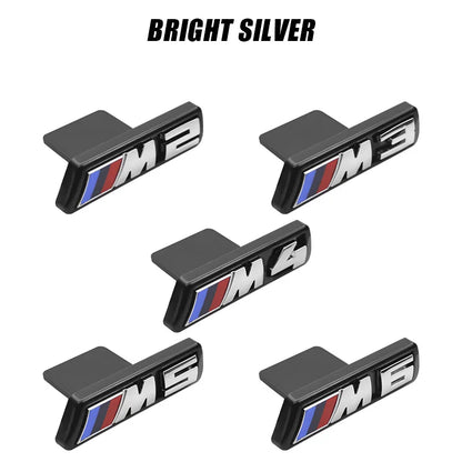 For BMW M2 M3 M4 M5 M6 G01 E84 E83 G11 G07 G86 G80 E60 F39 F10 ABS Car Styling M Logo Badge Front Grille Grill Emblem Accessory