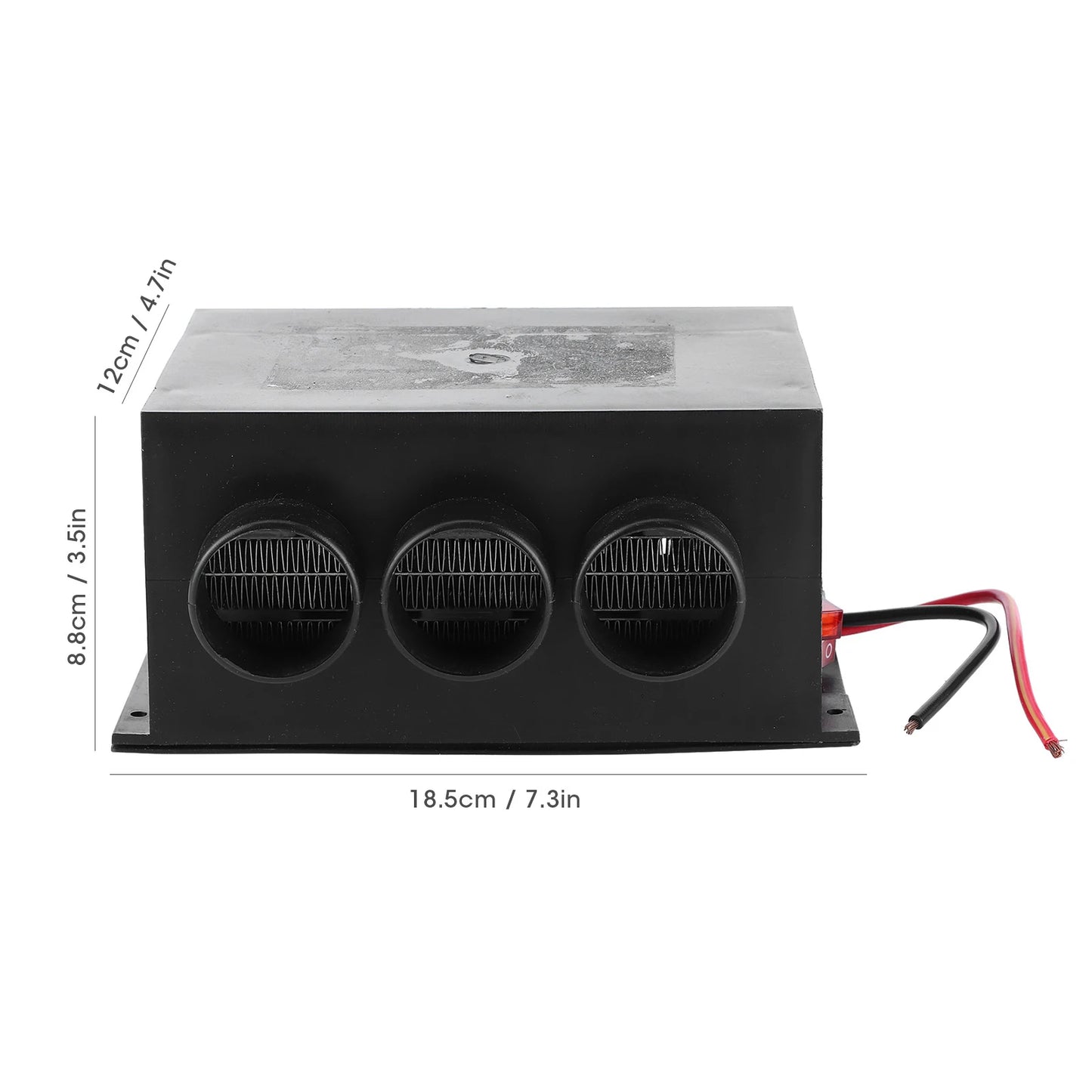 12V Car Heater 3 Hole Portable Winter Heating Warmer  Defroster Fog Removing Auto Interior Accessories Car Demister