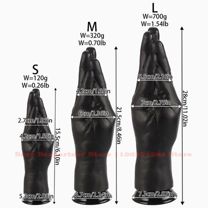 New Fist Hand Anal Plug butt plug Vaginal Butt Dilator Men Anus Expander Big Dildo Female Masturbator Sex Toy 18 Adult For Women