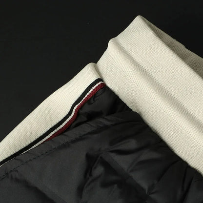 Light luxury straight down pants, thickened and warm in winter, outdoor light and soft white duck down trousers to protect again