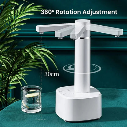 ZaiXiao Electric Water Gallon Pump Automatic Water Bottle Pump Dispenser Desktop 4W Rechargeable Water Pump Dispenser With Stand