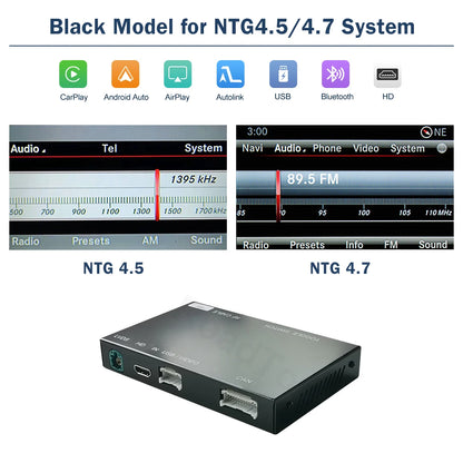 Road Top Wireless CarPlay for Mercedes Benz E-Class W212 E Coupe C207 NTG4.5/4.7/5.0 2011-2015 with Airplay Android Auto