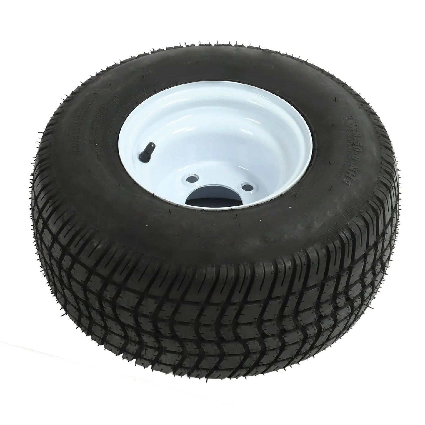 18x8.50‑8 Golf Cart Tires Rubber Better Handling Golf Cart Tire and Wheel Assembly Replacement for E‑Z‑GO Golf Carts