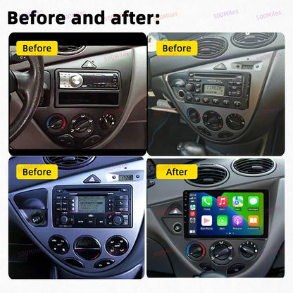 Car Multimedia for Ford Fiesta 1995 - 2001 Focus MK1 1998 - 2004 Car Radio GPS Navigation Android Stereo Carplay Auto 2 Din 4G