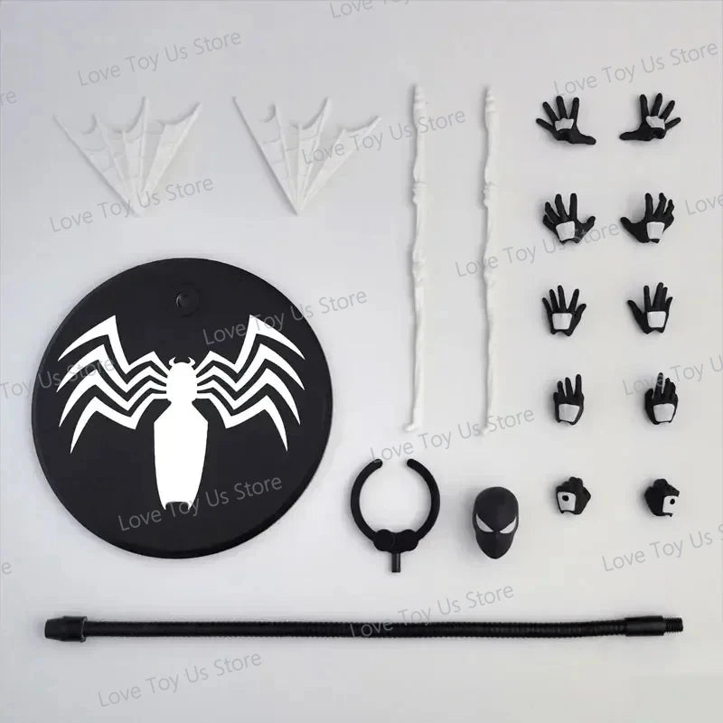Original Mess Toys Spider Man Symbiote Black Suit Neighbor Scarlet Spider Spiderman Messtoys Anime Action Figure Gifts Toys