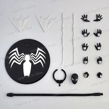 Original Mess Toys Spider Man Symbiote Black Suit Neighbor Scarlet Spider Spiderman Messtoys Anime Action Figure Gifts Toys