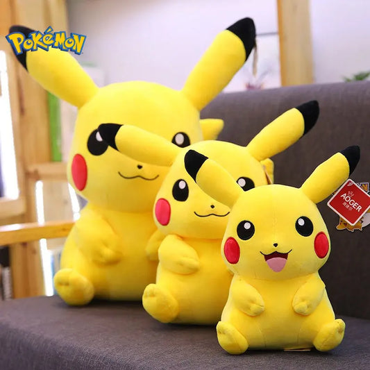 Pokemon Pikachu Plush Toys Pillow Cartoon Japan Anime Elf Plush Doll Soft Stuffed Kawaii Kids Doll Christmas Gift For Children