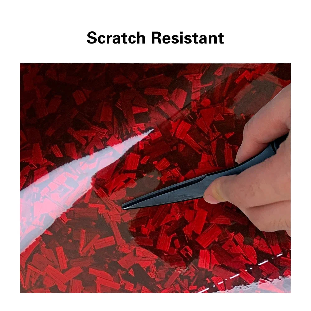 Carbon Fiber Vinyl Film Self Adhesive  Auto Tuning Vinyl Wrap Glossy Black Red Car Body Film Motorcycle Stickers Car Accessories