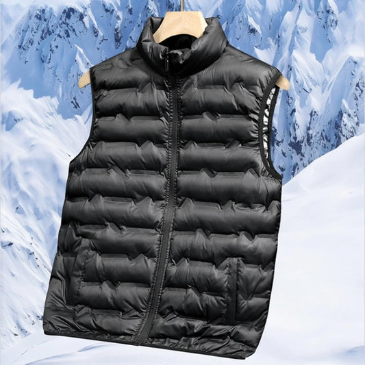 8XL Men Winter Brand Warm Vest Jacket Autumn Lightweight Outwear Vests Waistcoat Men Outfits Fashion Sleeveless Jacket Vest Male