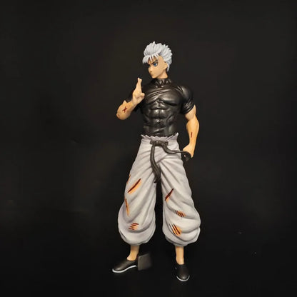 Satoru Gojo Jujutsu Kaisen Interchangeable Three Head Sculpt Anime Figure Collectible Model Desk Ornament For Anime Hobbyists
