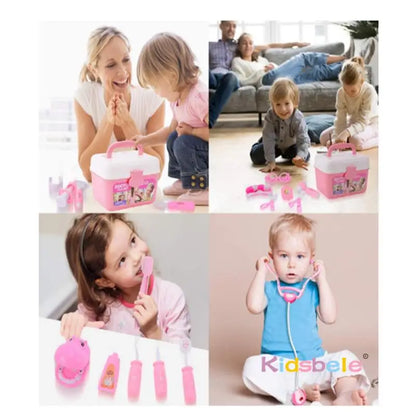 Doctor Play Set for Kid Medical Kit Pretend Play Dentist Toy Nurse Role Play with Stethoscope Educational Learning Gift for kids
